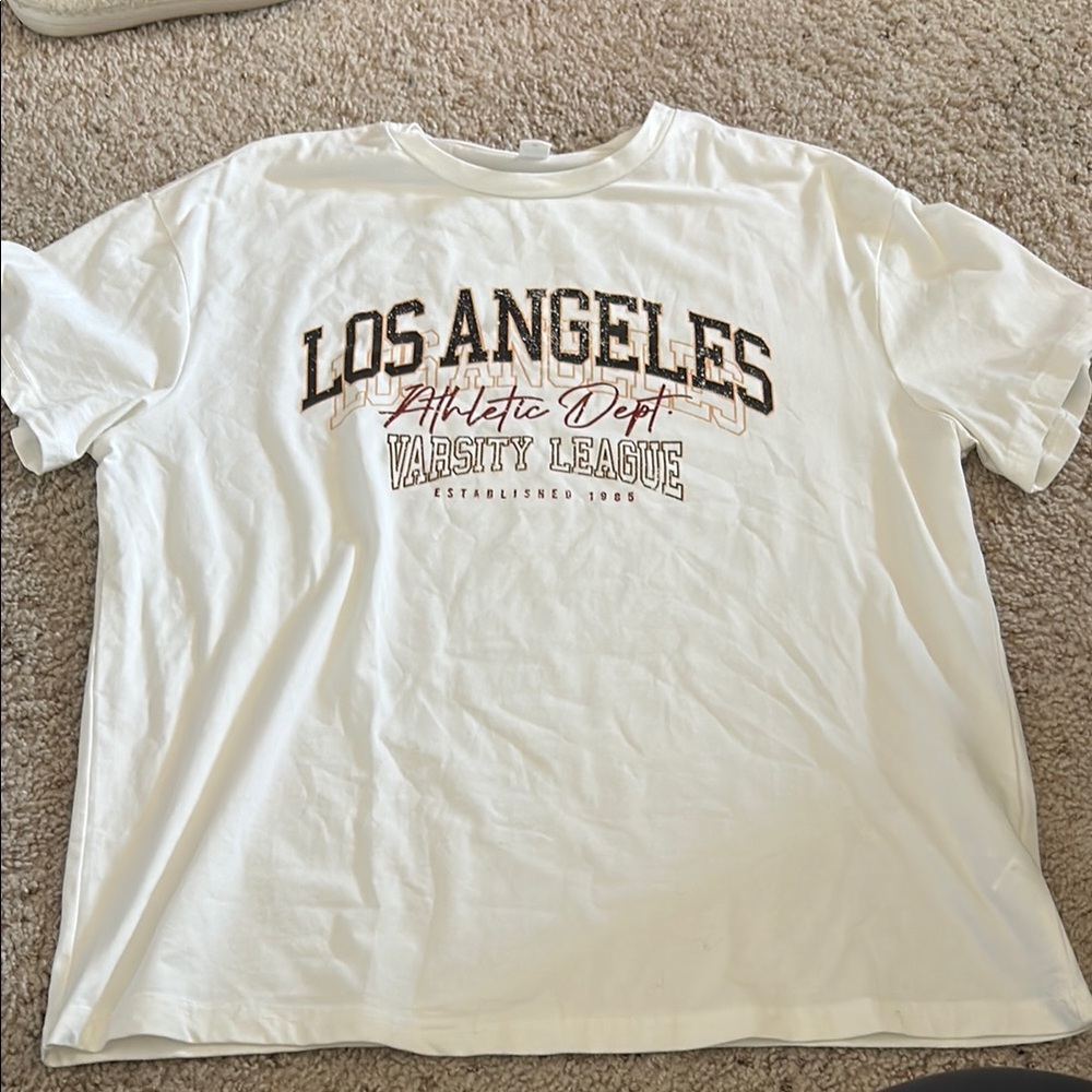 Los Angeles Varsity League White T-Shirt